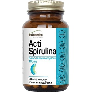 Herba Medica Acti Spirulina 400 mg [60 капсули]