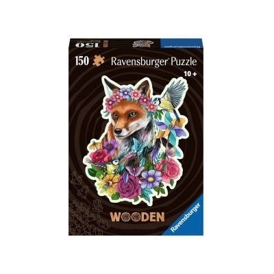 Ravensburger Пъзел Ravensburger Wooden - Лисица, 150 части
