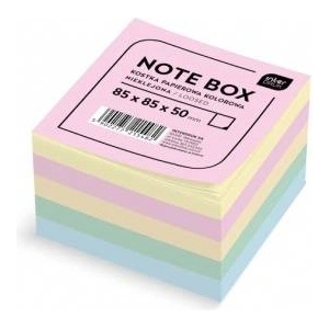 Interdruk Colorful paper cube 85x85x50 mm unglued