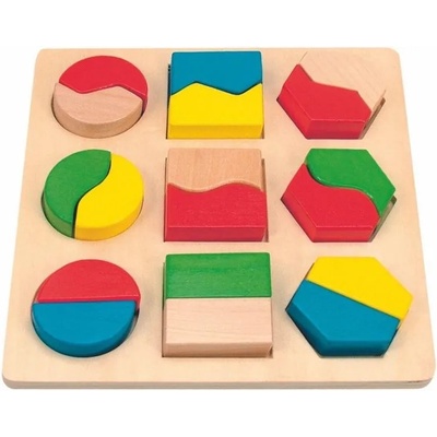 Woodyland Дървен пъзел с форми Woody (90005)