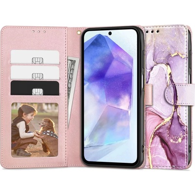 TECH-PROTECT WALLET GALAXY A55 5G MARBLE