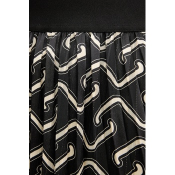 Morgan Пола Morgan в черно дълга разкроена JPLISY2 (JPLISY2)