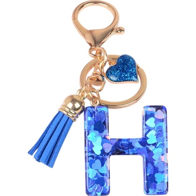 HARAHU Ключодържател Азбука - h / Тъмносиня kp37867 (37867)
