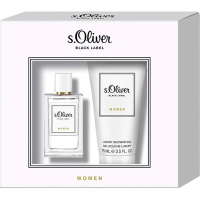 s.Oliver Black Label Women EDT 30 ml + sprchový gél 75 ml darčeková sada