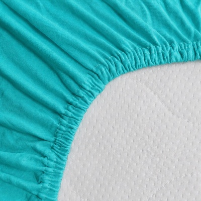 Top textil Prostěradlo Jersey Lux tyrkysové 160x200