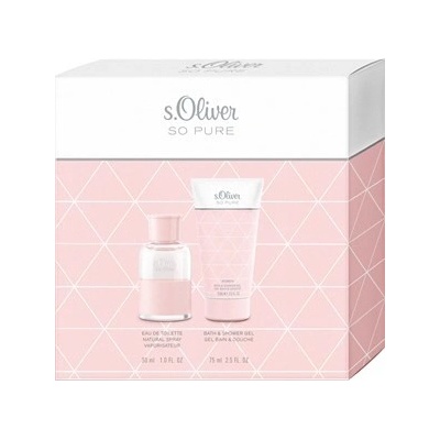 s.Oliver So Pure Women EDT 30 ml + Luxury sprchový gel 75 ml dárková sada