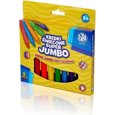 Astra voskové farbičky Super Jumbo 8ks 316118002