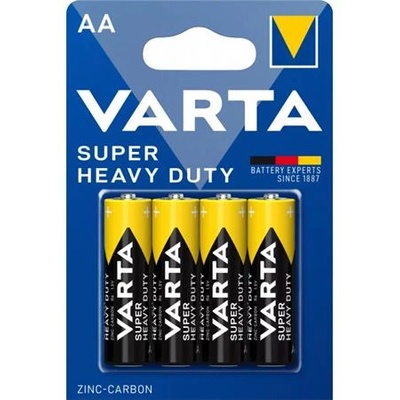 VARTA Батерии, AA тип, 4 бр. , със среден ресурс, VARTA „Super Heavy Duty 2006101414 (2006101414)