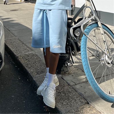 TELA CRUZ Поларени къси панталони TELA CRUZ Men's Fleece Shorts - Placid Blue