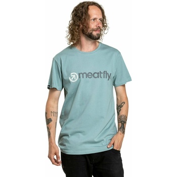Meatfly мъжка тениска Joe Dusty Mint | Синя | Размер M | 100% памук Meatfly | Sin | МЪЖЕ | M