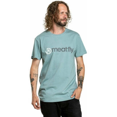 Meatfly мъжка тениска Joe Dusty Mint | Синя | Размер M | 100% памук Meatfly | Sin | МЪЖЕ | M