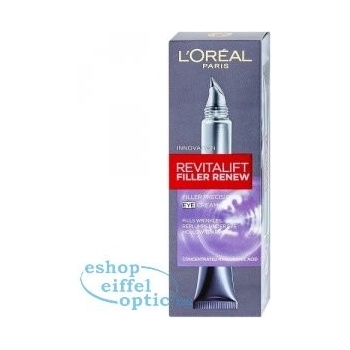 L'Oréal Revitalift Filler Renew oční krém proti hlubokým vráskám 15 ml
