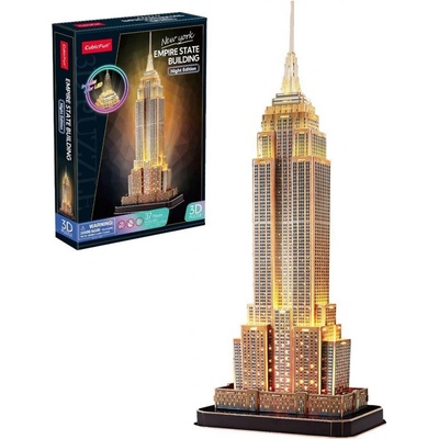 CubicFun 3D puzzle svítící Empire State Building 37 ks