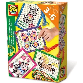 SES Vyšívací souprava s barevnými předlohami