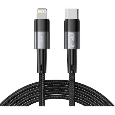 Tech-Protect Кабел Tech-Protect UltraBoost, Lightning към USB-C, PD, 20W, 3A, 2m, сив