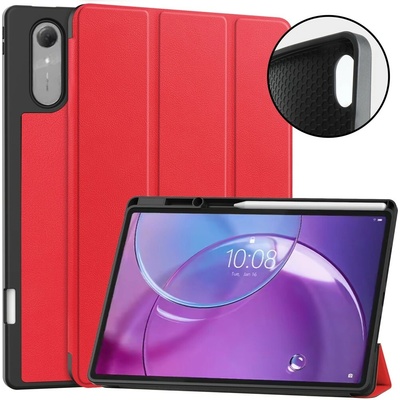 Vsetkonamobil 141464 LEATHER Zaklápací kryt pre Lenovo Idea Tab Pro Gen 2 červený