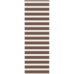 vidaXL Зебра щора, кафява, 70x200 см, ширина на плата 65, 9 см, полиестер (4014359)