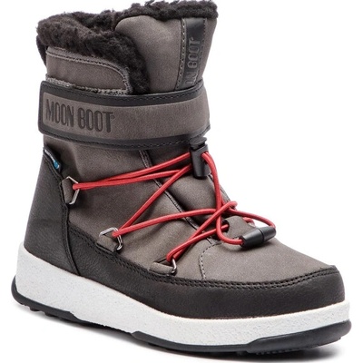 MOON BOOT-Boy Boot black/castlerock Černá