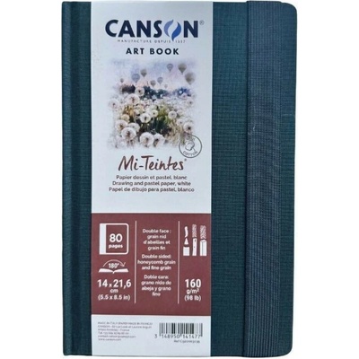 Canson Art Book Mi-Teintes skicák pro pastel pevná vazba 14 x 21,6 cm 160 g/m² 80 stran
