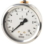 Wika - Германия Wika 213.53 Ø63 0-4 bar 1/4" cl. 1, 6 Манометър глицеринов аксиален (9022180)