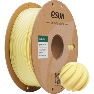 eSUN PLA+HS Almond Yellow - 1, 75 mm / 1000 g (PLA+HS175O-AY1P1)