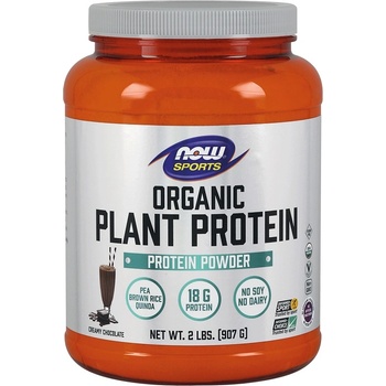 NOW Sports Organic Plant Protein 907 g