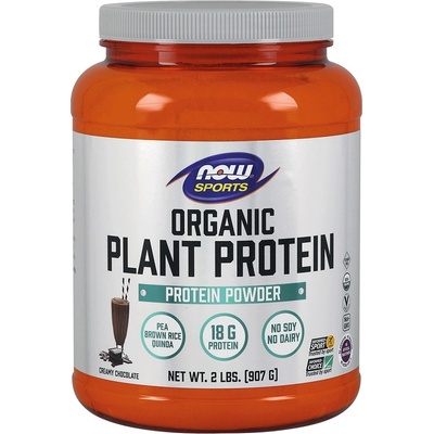 NOW Sports Organic Plant Protein 907 g