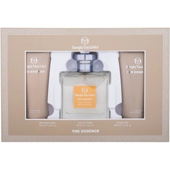 Sergio Tacchini Комплект за мъже Sergio Tacchini The Essence - Eau de Toilette 100 мл + Афтършейв балсам 100 мл + Душ гел 100 мл