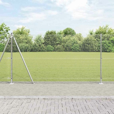 vidaXL Svařovaná drátěná plotina s betonovou základnou 50 x 1,2 m