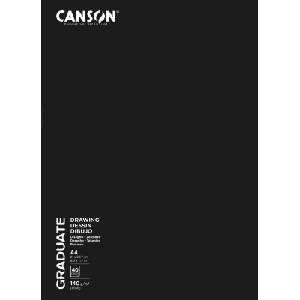 Canson Graduate Drawing stapled Book Graduate Скицник 20 A4 140 g (C31200L052)
