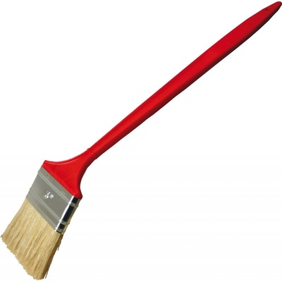 EXTOL štetec plochý zahnutý plastová rukoväť, organický vlas 2,5"/63mm 116025