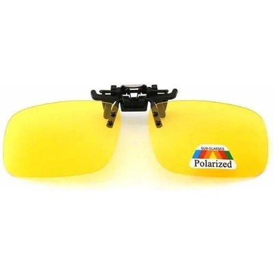 QiiM P-11 Klips na Dioptrické Brýle Žlutý UV400 60x41mm