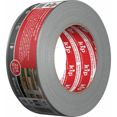 Kip Textilná páska 224 48 mm × 50 m strieborná 224-47