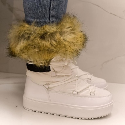 Dámske snehule Neve biele
