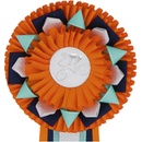 Kokarda čtyřřadá KVĚTINA průměr 16 cm
