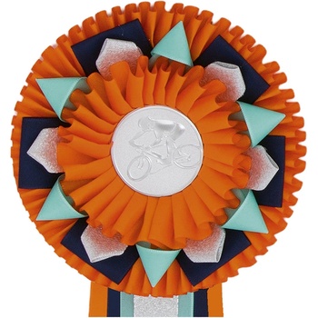 Kokarda čtyřřadá KVĚTINA průměr 16 cm