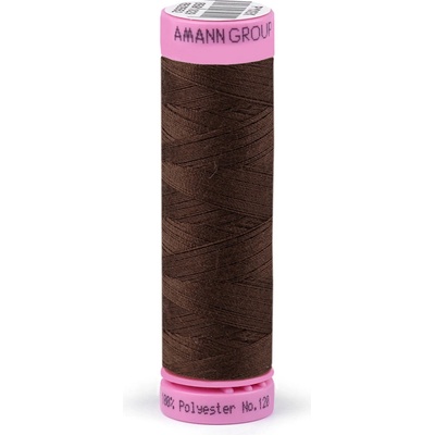 Polyesterové nitě návin 100 m Aspo Amann Varianta: 0975 Chocolate Brown, Balení: 5 ks