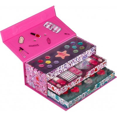 Alltoys Canenco Kosmetický kufřík třípatrový Creat it – Zboží Mobilmania