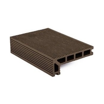 G21 Terasové prkno zakončovací 2,5 x 14 x 400 cm Indický teak WPC TPR140S50TL4Mteak 1ks