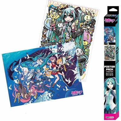 ABYstyle Plagát Vocaloid - Hatsune Miku set (2 plagáty)