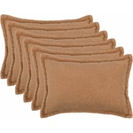 vidaXL Калъфка за възглавница 6 pcs HOUTEN Бежово 30 x 50 cm Букле (916166)