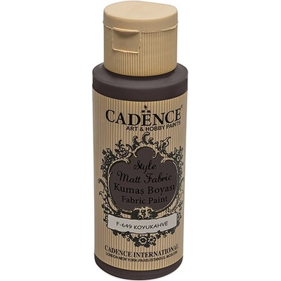 Cadence Matt textilná farba tmavo hnedá 59 ml