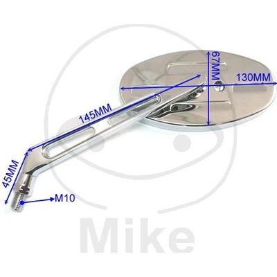 Zpětné zrcátko JMT ZR 1022 chrom levý 2H246344