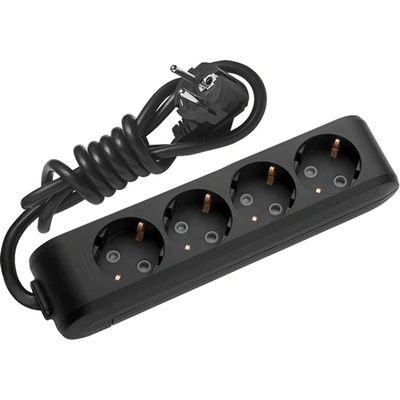 Panasonic РАЗКЛОНИТЕЛ 4 ГНЕЗДА ПАНАСОНИК wltb04412bl КАБЕЛ 1.5м ЧЕРЕН (wltb04412bl)