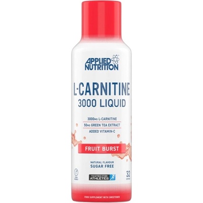 Applied Nutrition L-Carnitine Liquid 3000 With Green Tea [480 мл] Плодов Пунш