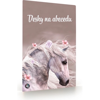 Dosky na abecedu kůň romantic