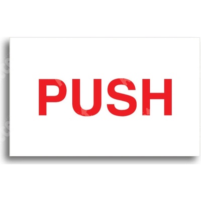 ACCEPT Tabulka SEM - TAM - typ 13 (80 x 50 mm) - bílá tabulka - barevný tisk bez rámečku
