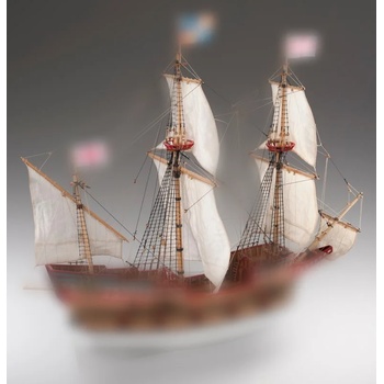 Dusek ships Комплект платна за Галеон Златната кошута - Golden Hind 1: 72 (D017-Sails)