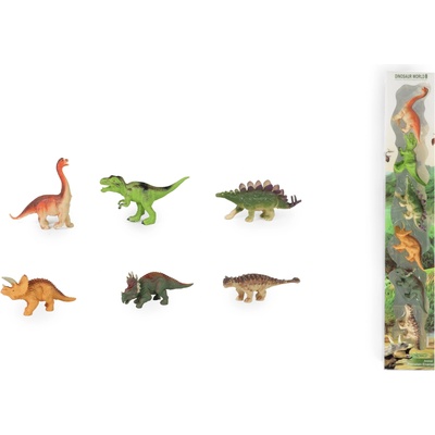 Rappa - Комплект фигурки Динозаври - 6 броя, 7-10 см