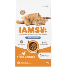 Iams for Vitality Weight Control Cat Food with Fresh Chicken 2 kg